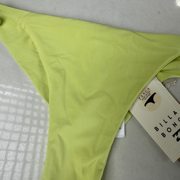 Billabong sol searcher lime green yellow tie bikini vacation summer NWT M & L - Picture 10 of 12